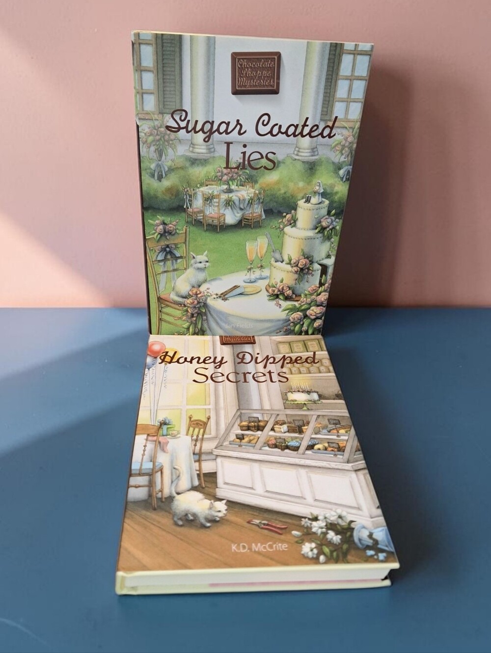 Chocolate Shoppe Mysteries Book 3 & 4 Hardcover Set Sugar Coated Lies